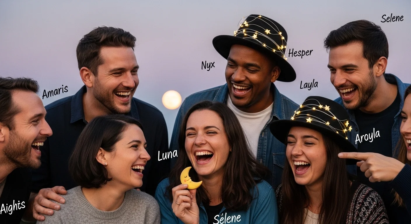 Cute Names That Mean Moon or Night