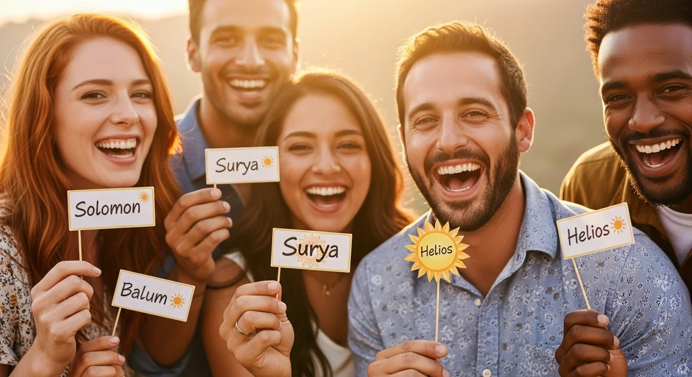 Quick Checklist Before Choosing a Sun-Inspired Last Name