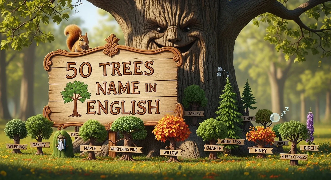 50 Trees Name in English