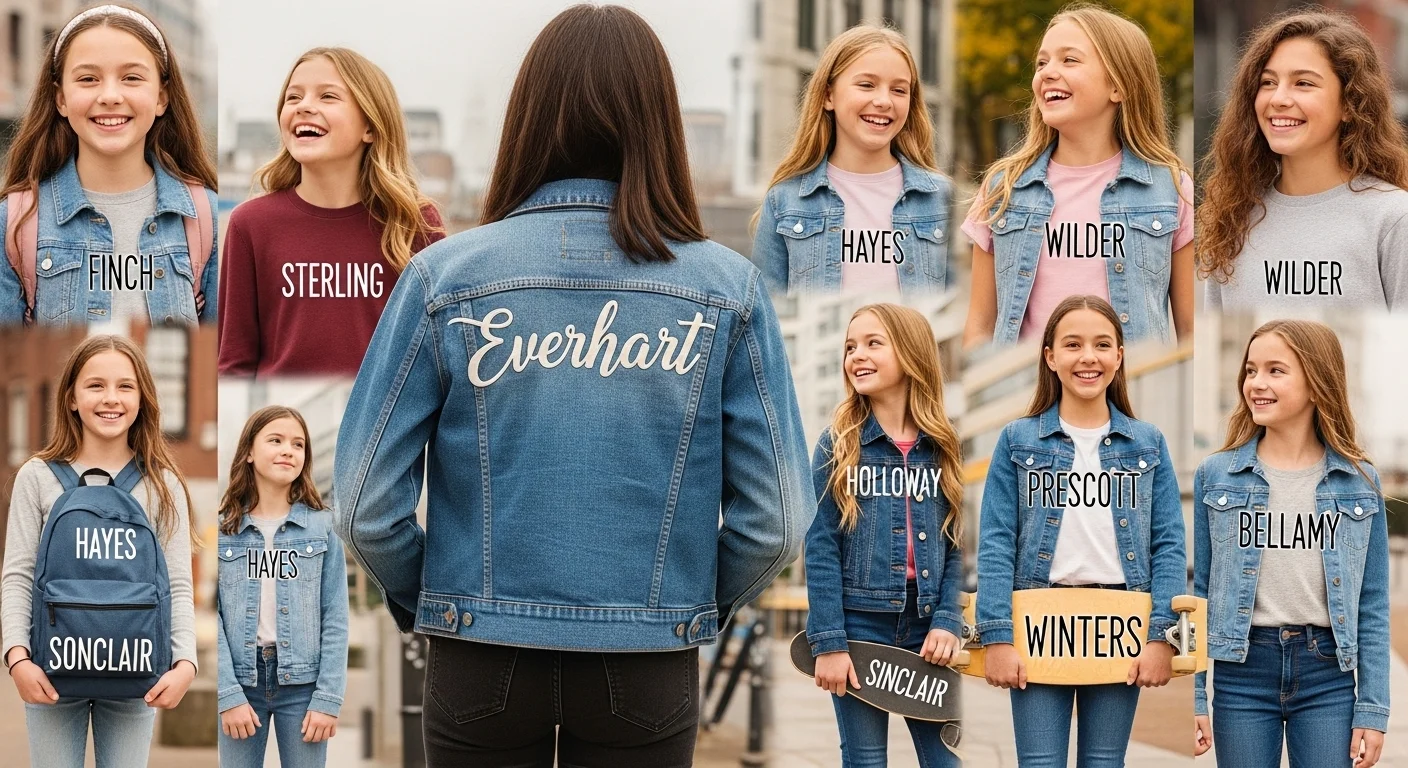 Cool last names for girls
