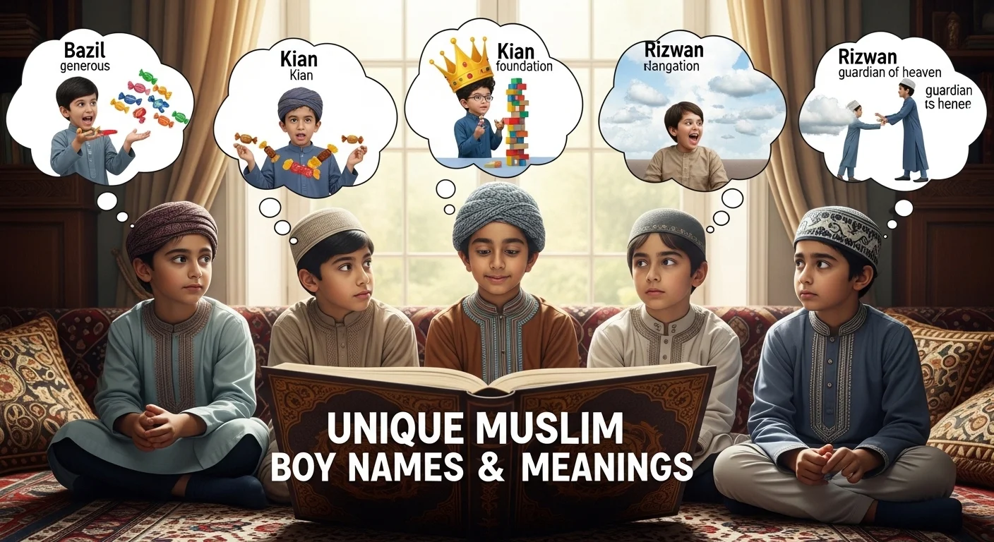 Unique Boy Names Muslim With Meaning