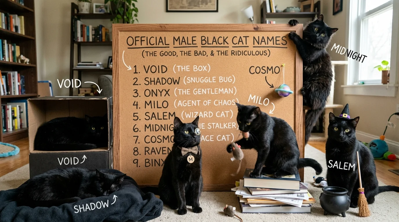 Black Cat Names Male