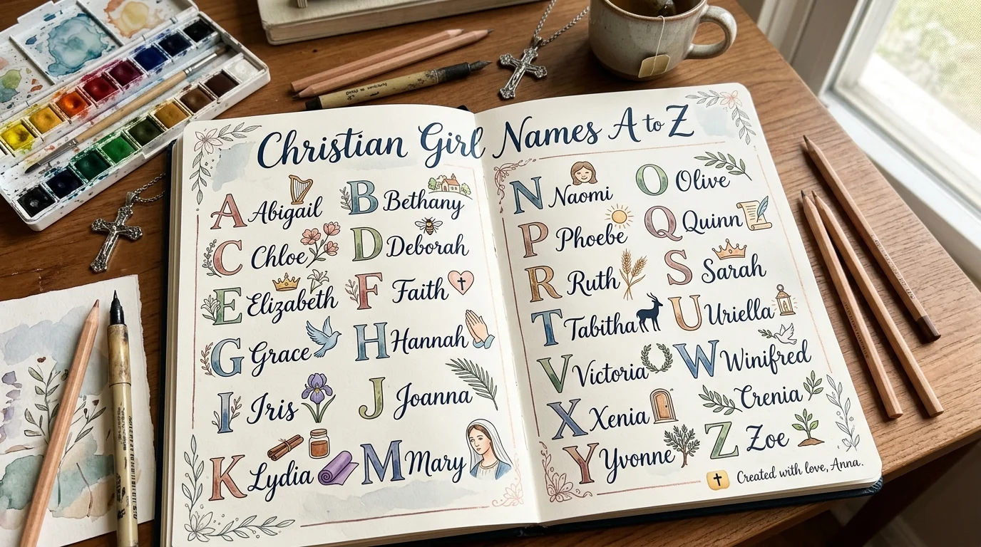 Christian Girl Names A to Z