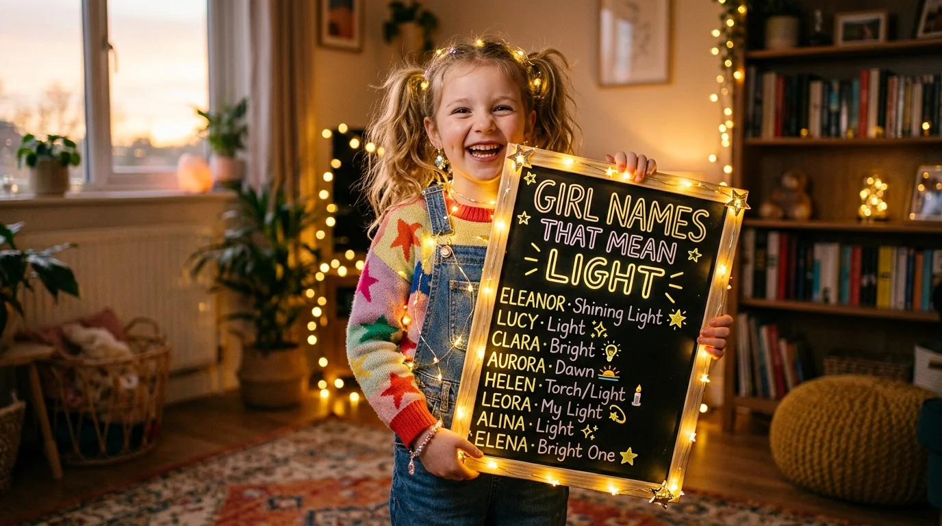 Girl Names That Mean Light