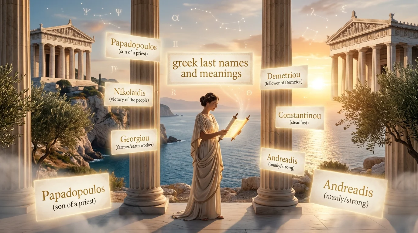 Greek Last Names and Meanings