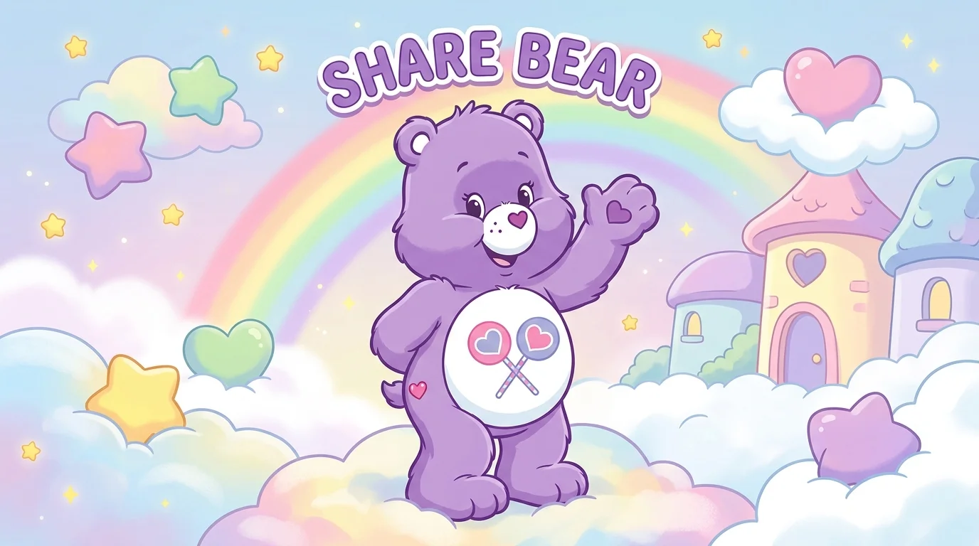 Purple Care Bear Name