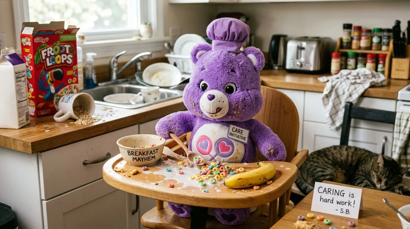Purple Care Bear