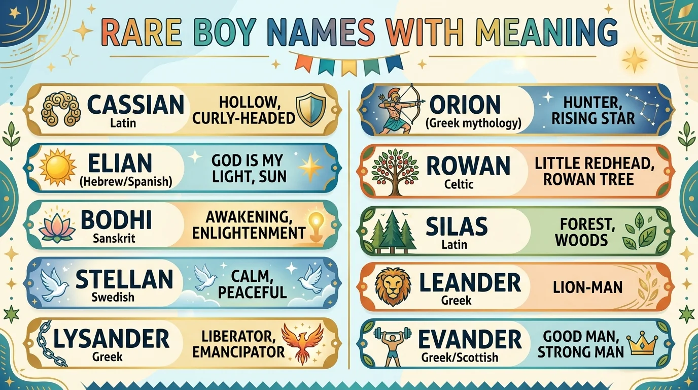 Rare Boy Names With Meaning