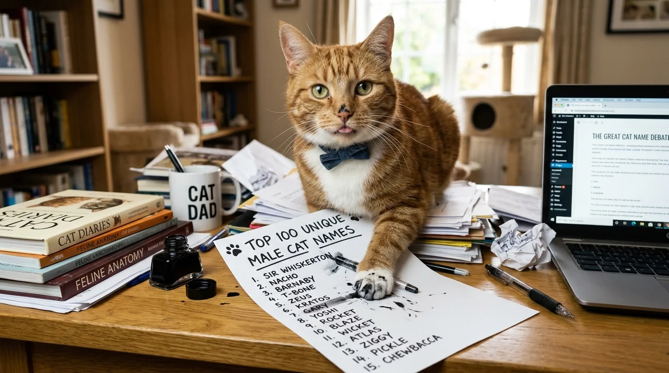 Top 100 Unique Male Cat Names (With Meaning)