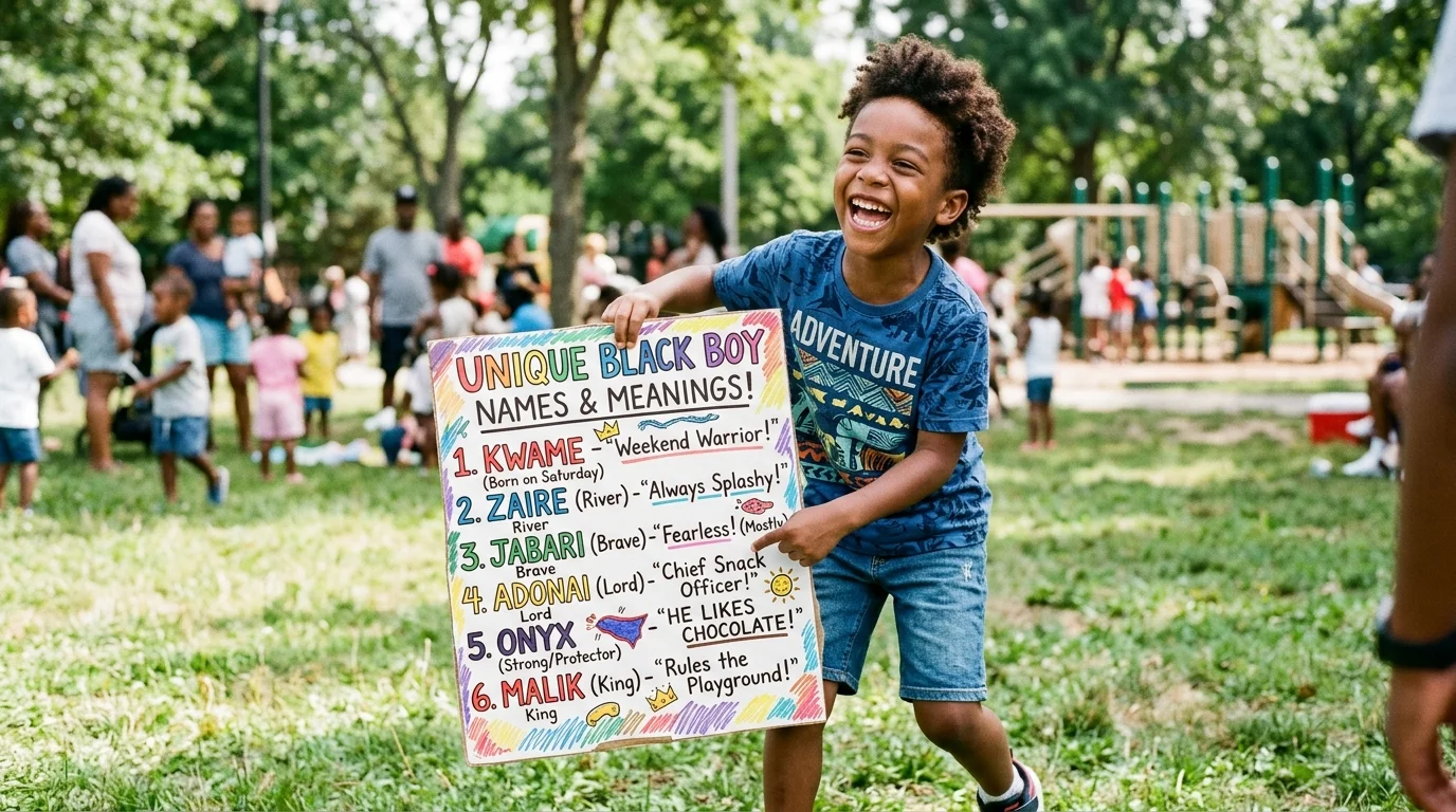Unique Black Boy Names With Meaning