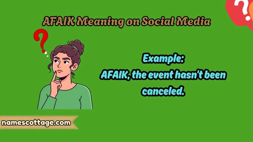 AFAIK Meaning on Social Media