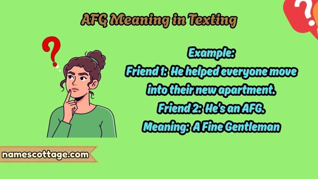 AFG Meaning in Texting