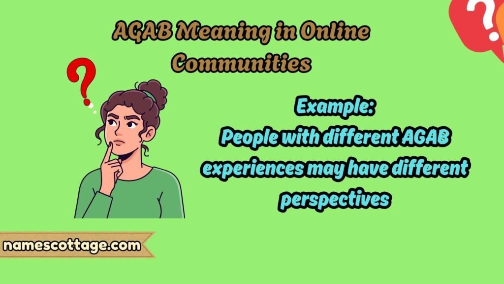 AGAB Meaning in Online Communities
