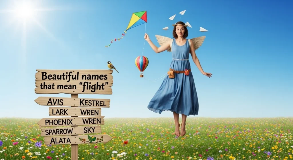 Beautiful names that mean flight