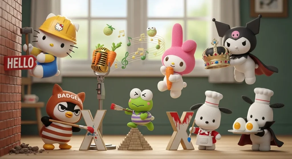 hello kitty character names