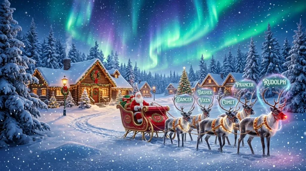Santa Reindeer Names