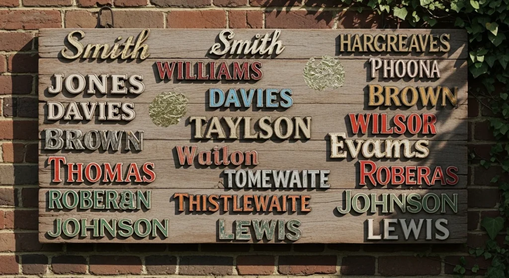 british last names