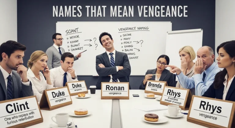 Names That Mean Vengeance
