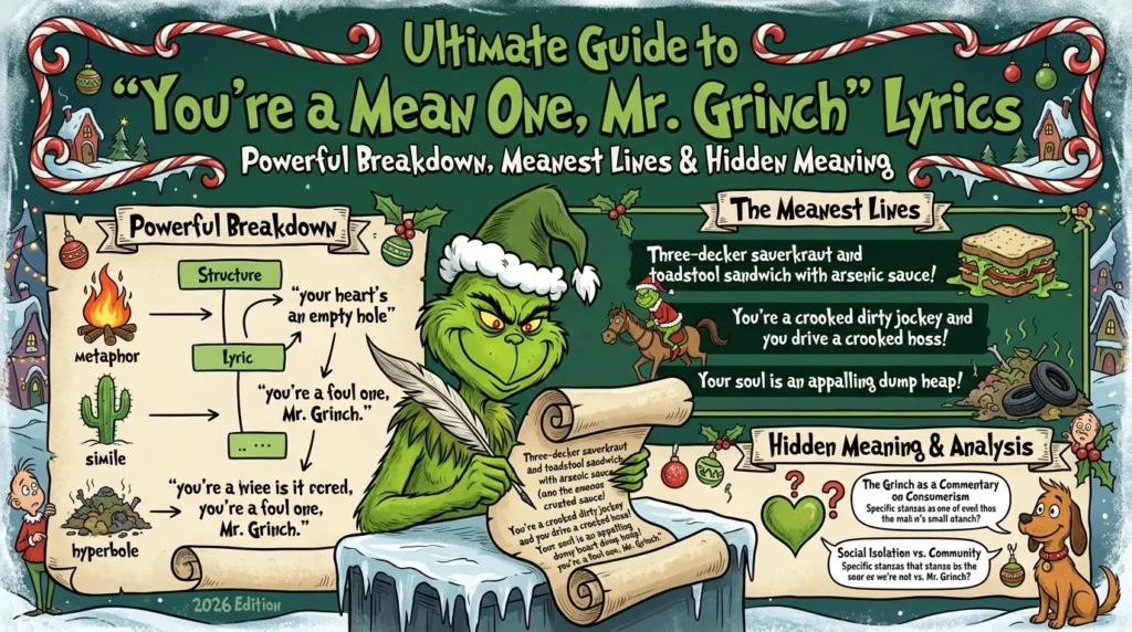 You’re a Mean One, Mr. Grinch Lyrics