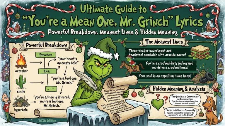 You’re a Mean One, Mr. Grinch Lyrics