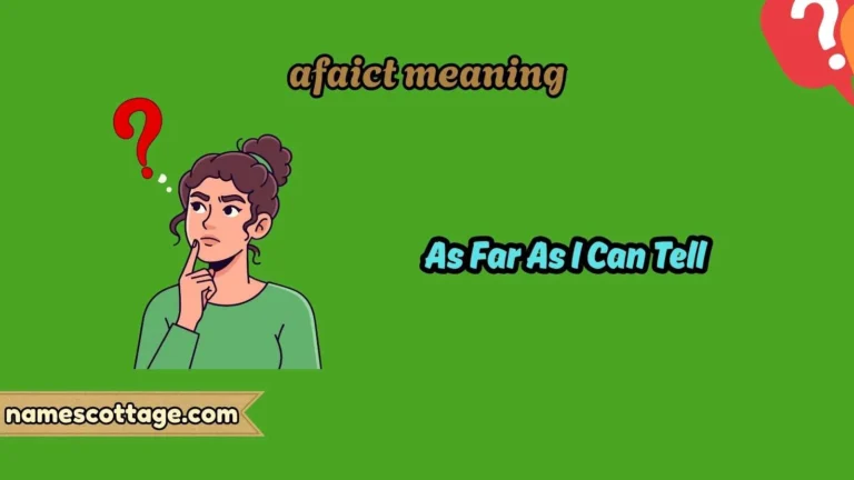 afaict meaning