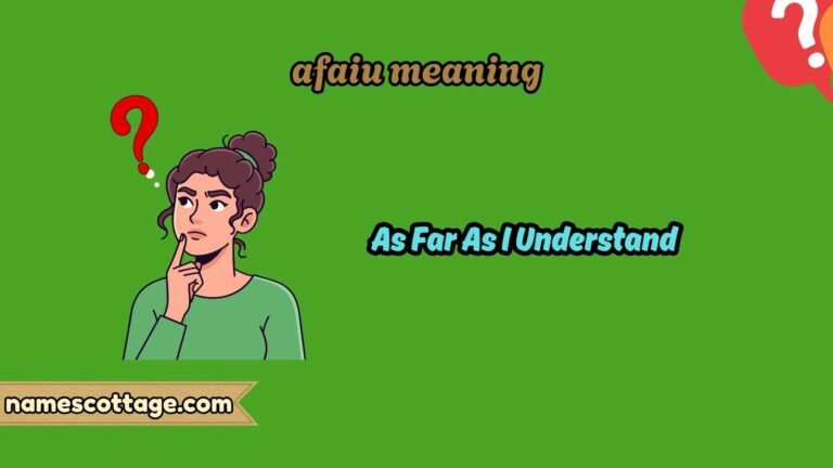 afaiu meaning